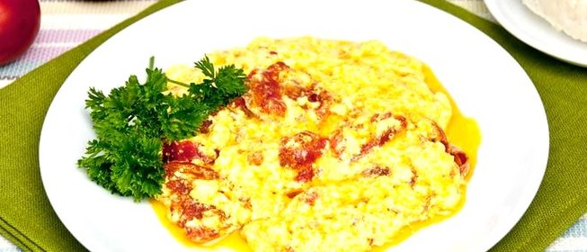 Вегетарианский омлет без яиц