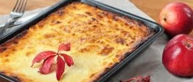 Творожная запеканка со сгущенкой