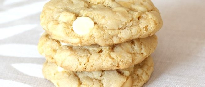 Печенье с белым шоколадом
