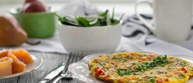 Омлет со сладким перцем