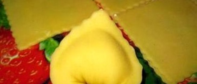 Вареники с салом и сырой картошкой