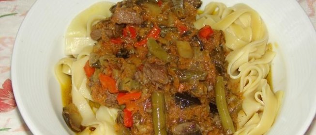 Лагман уйгурский из говядины