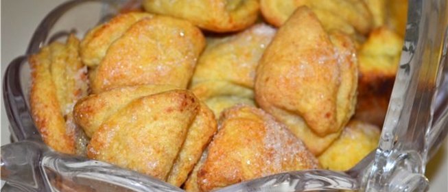 Печенье Ушки из творога