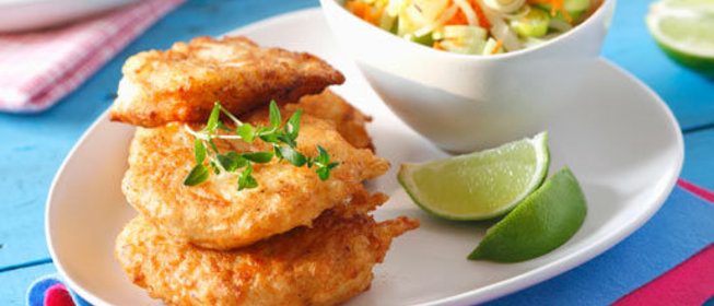 Блинчики из морского окуня