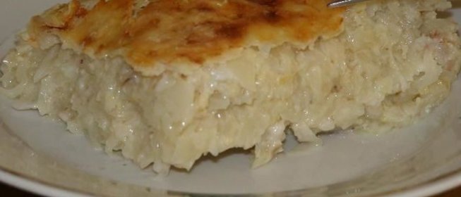 Запеканка из капусты с сыром в духовке