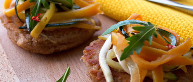 Оладьи с овощами