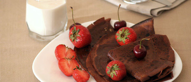 Блины шоколадные