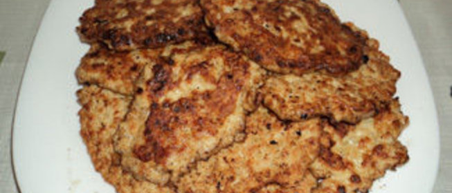 Куриные оладьи