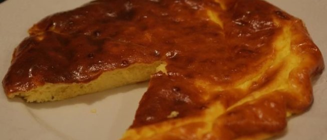 Простая творожная запеканка в духовке