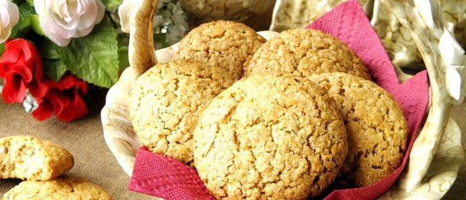 Постное овсяное печенье