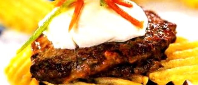 Оладьи печёночные с луком