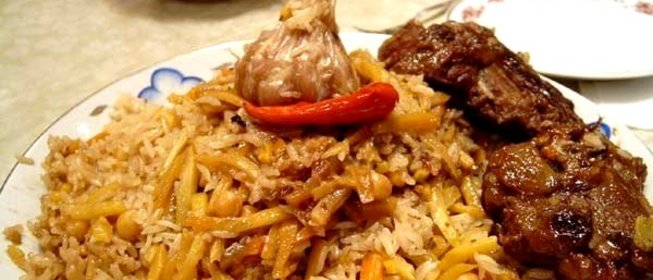 Плов из говядины с капустой