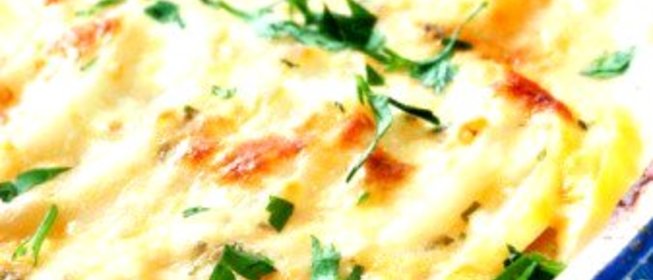 Запеканка с картофелем и помидорами