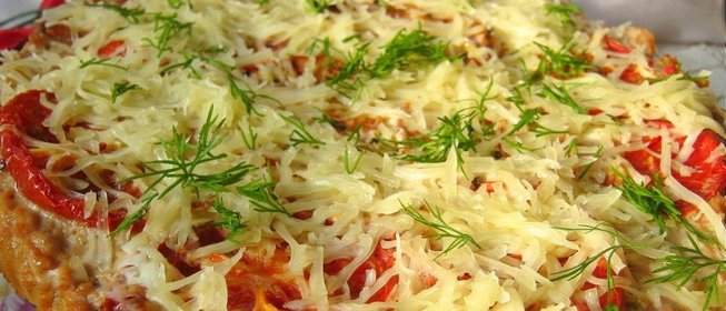 Мясная запеканка с кабачком