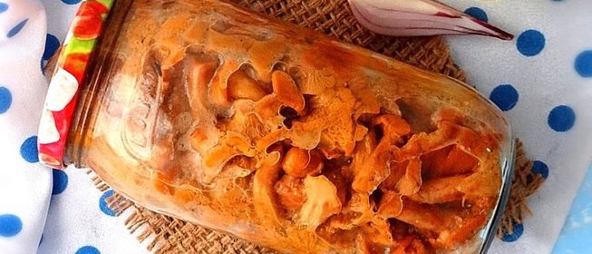 Закуска из лисичек