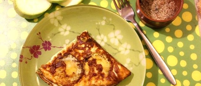 Омлет с кабачком
