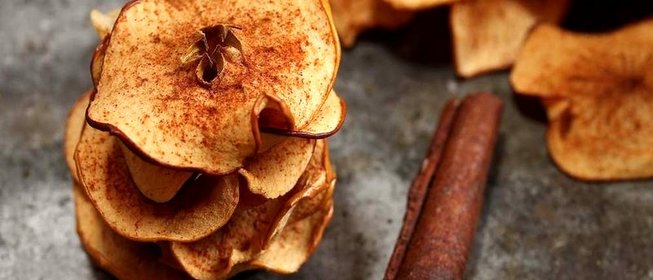 Яблочные чипсы в духовке