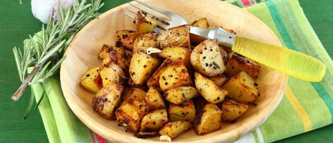 Запеченный картофель с горчицей