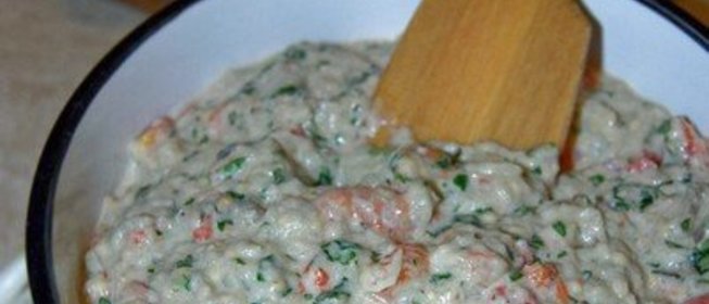 Баклажанная икра с тахиной