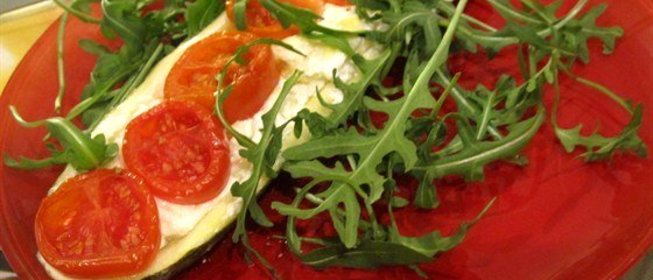 Цукини, фаршированные фетой