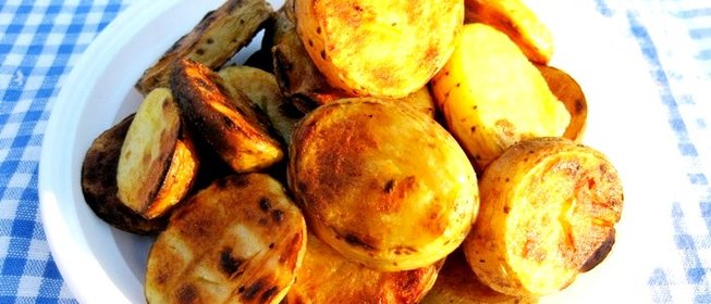 Картофель на мангале