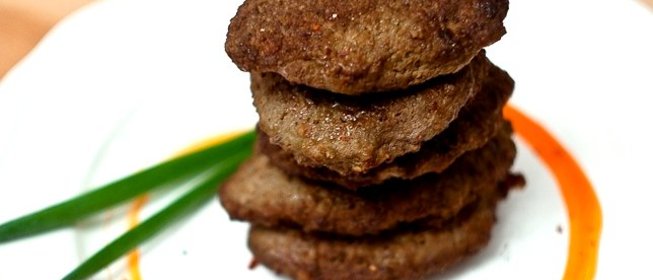 Печеночные оладьи без яиц