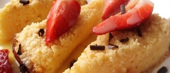 Творожная запеканка-суфле со штрейзелем