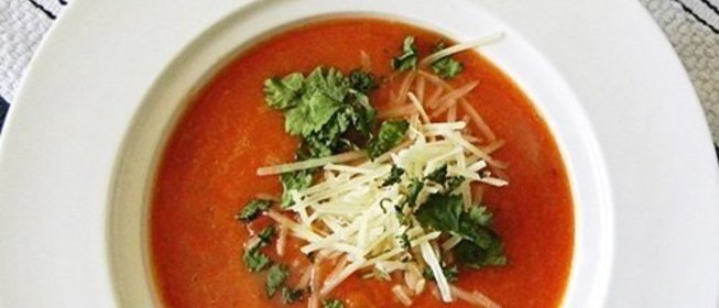 Куриный суп с гренками