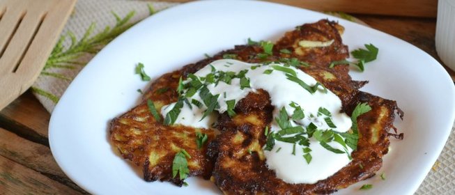 Драники из кабачков