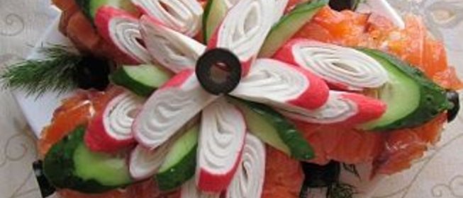 Салат Морская звезда