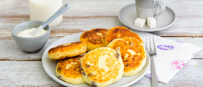 Сырники с изюмом