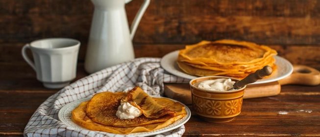 Блины на топленом молоке