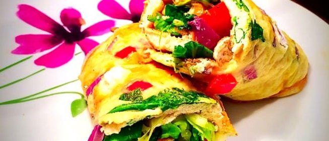 Овощной омлет диетический