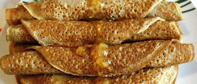 Блины из ржаной муки без дрожжей