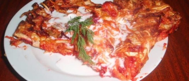 Запеканка овощная