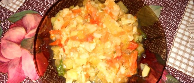 Рагу с цветной капустой и картошкой