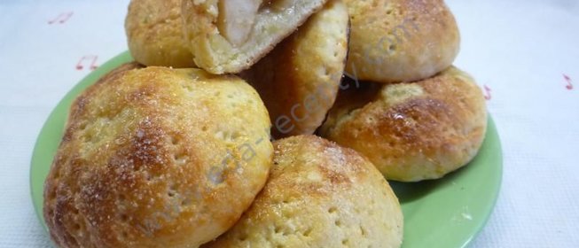 Яблочное печенье на яичных желтаках и сметане