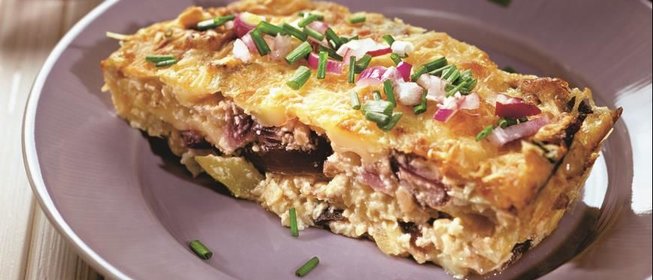 Запеканка из цукини с фенхелем