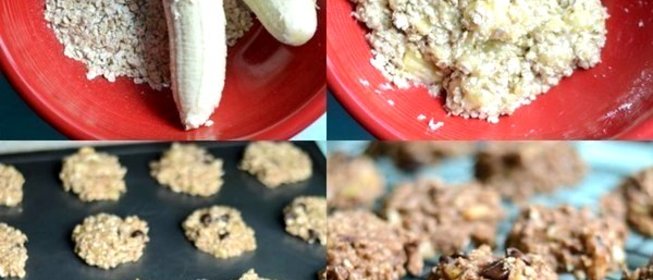 Овсяное печенье с бананом