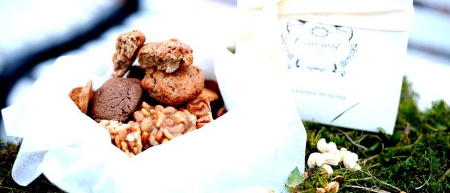 Печенье шоколадное с черносливом