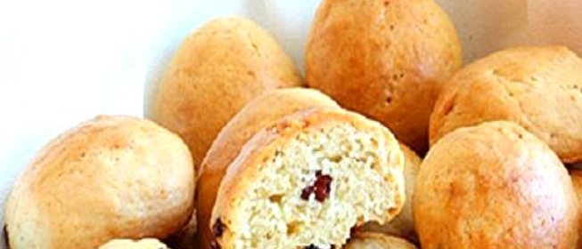 Сливочное печенье с изюмом