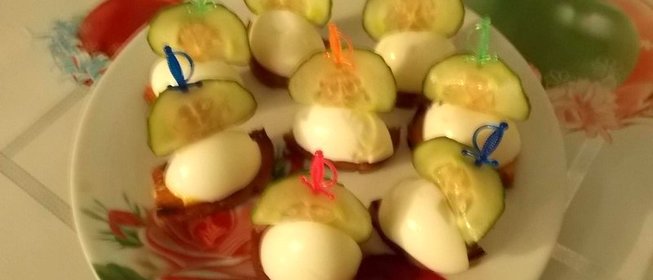 Лодочки с ветчиной