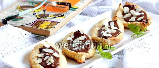 Печенье «Лодочки с шоколадом»