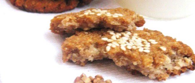 Диетическое печенье из гречневой муки