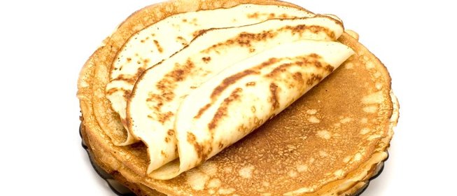 Блины с селедкой