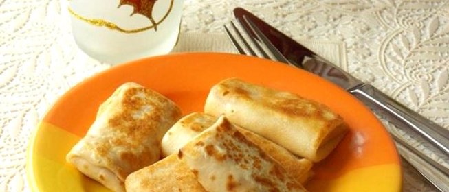 Блинчики с творогом