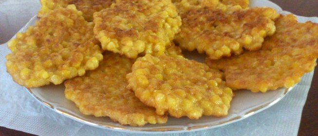 Кукурузные оладьи