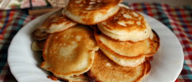 Оладьи на ряженке