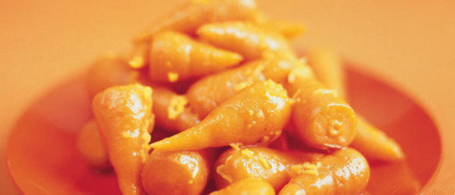 Морковь в апельсиново-имбирном масле