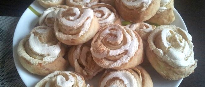 Творожное печенье с кремом